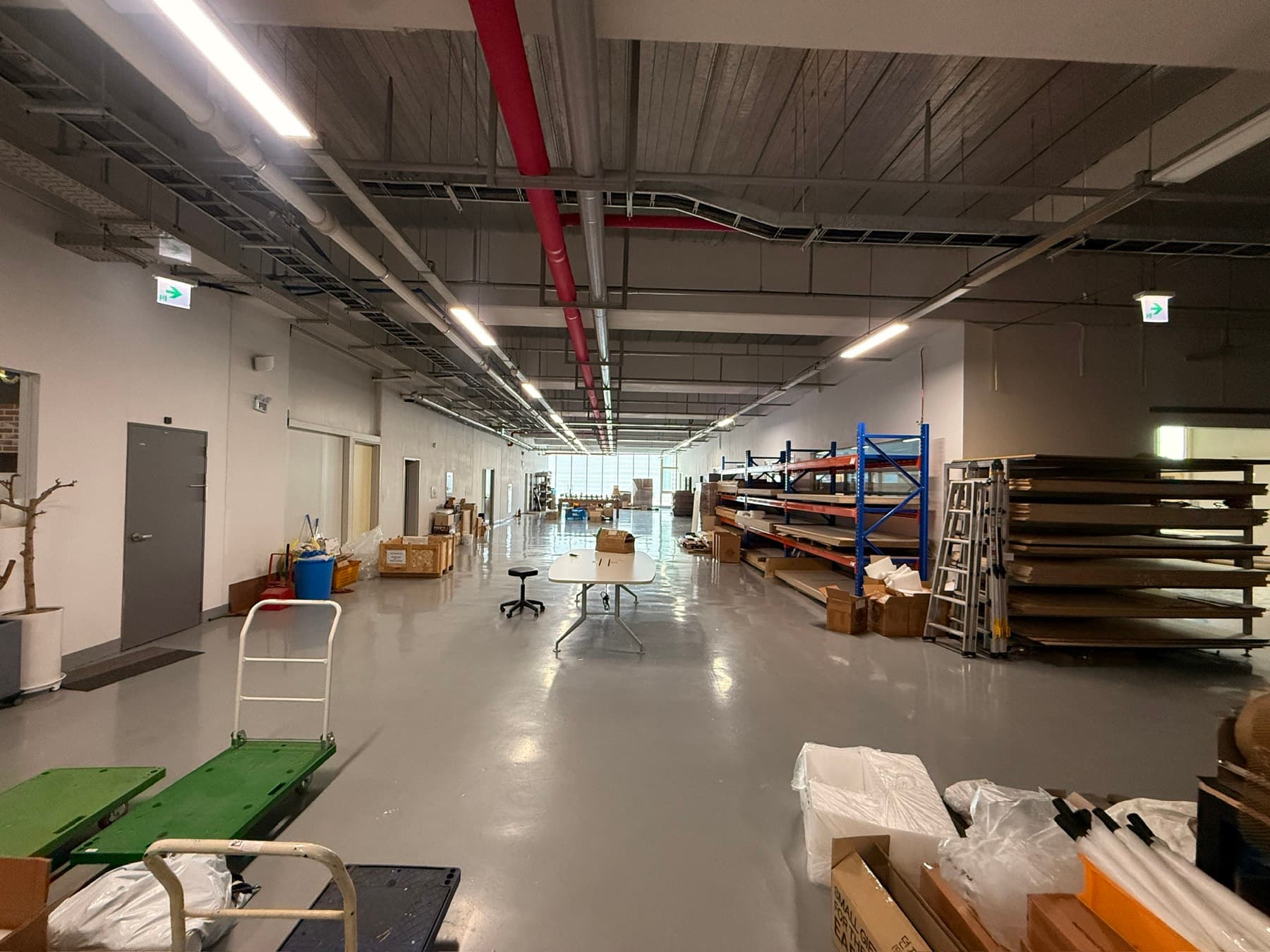Inside the factory